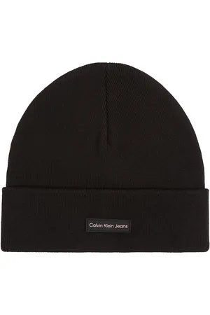 Calvin Klein Inst Patch Beanie Black