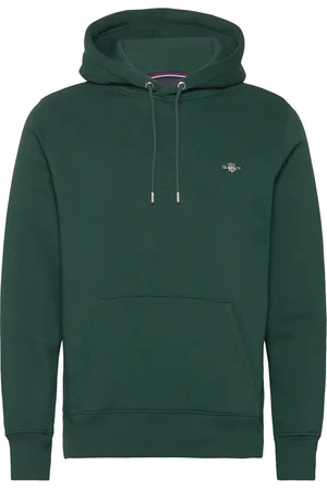 GANT Reg Shield Hoodie Green