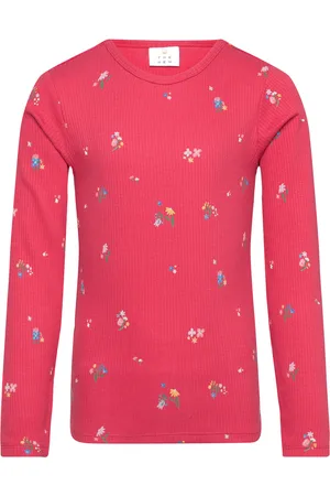 The New Tnliv L_S Rib Tee Pink