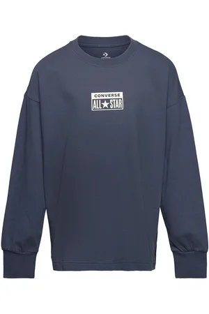 Converse Lk-L/S Knit Top Navy