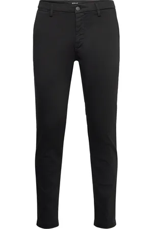 Replay Zeumar Trousers Slim Hyperchino Color Xlite Black