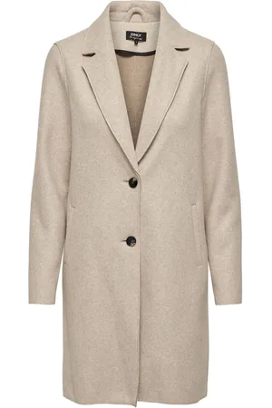 ONLY Onlcarrie Bonded Coat Otw Cream