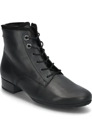 Gabor Laced Ankle Boot Black