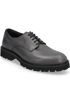 S.T. VALENTIN Lightweight Derby - Grained Leather Grey