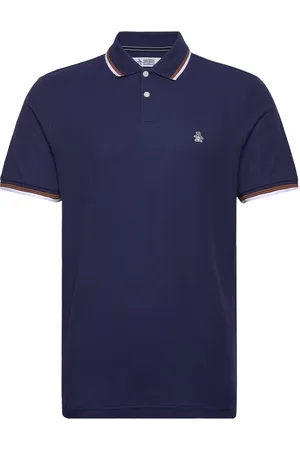 Original Penguin Tipped Polo Org Piq Navy