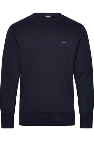 Denham Mens Pullover Sweatshirt Navy