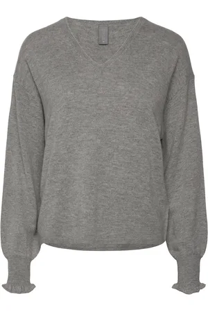 Culture Cuallida V-Neck Pullover Grey