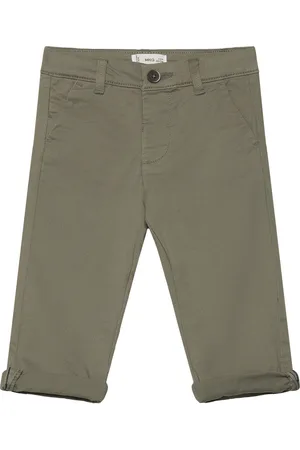 MANGO Cotton Chinos Khaki