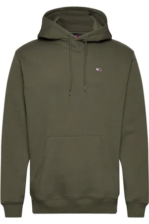 Tommy Hilfiger Tjm Reg S Flag Fleece Hoodie Green