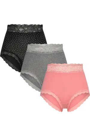 Lindex Brief High Emelie Lace 3 P Pink
