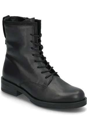Gabor Laced Ankle Boot Black