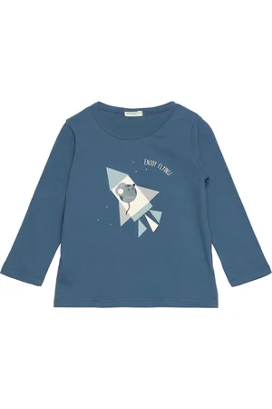 Benetton T-Shirt L/S Blue