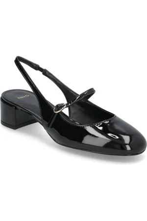 MANGO Heeled Shoes With Buckle Black
