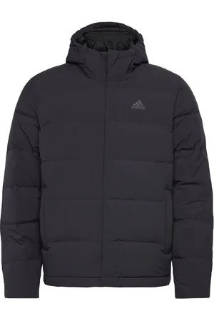 adidas Helionic Hooded Down Jacket Navy