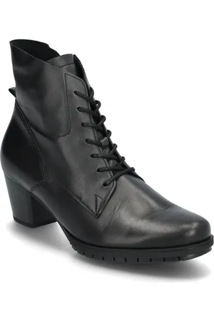 Gabor Laced Ankle Boot Black
