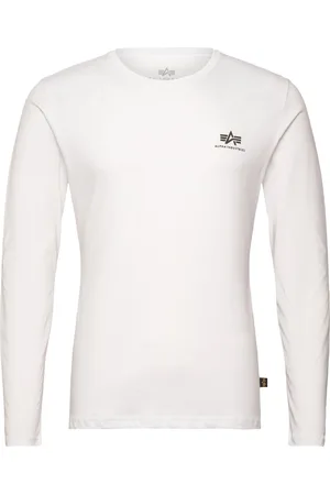 Alpha Industries Basic Ls Small Logo White