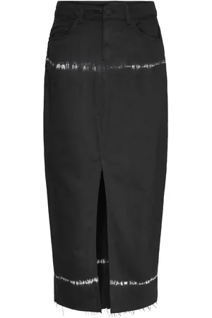 Noisy May Nmkath Nw Tie Die Long Skirt Vi490Bl Black