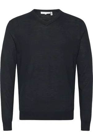 TOM TAILOR Fine Merino V-Neck Knit Black