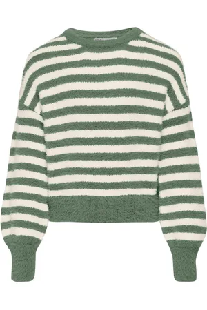 ONLY Kognewpiumo L/S Pullover Cp Knt Green