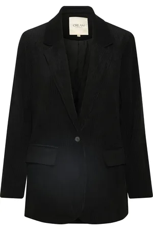 Cream Crcory Long Sleeve Blazer Black