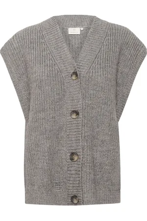 Kaffe Kanellia Knit Cardigan Grey