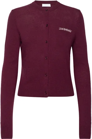 2nd Day 2Nd Vinny Tt - Soft Wool Blend Burgundy