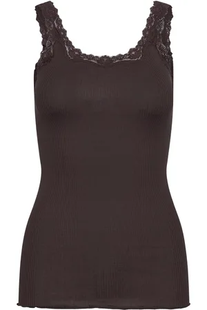 Rosemunde Rwbabette Sl Deep Back Lace Top Brown