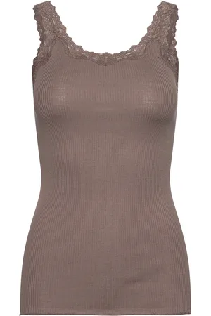 Rosemunde Rwbabette Sl Deep Back Lace Top Brown