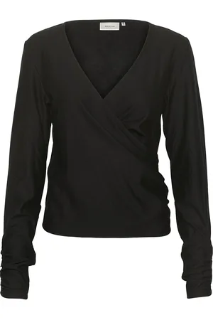 Gestuz Rifagz Wrap Top Black
