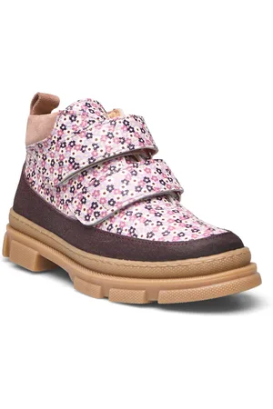 ANGULUS Boots - Flat - With Lace And Zip Pink
