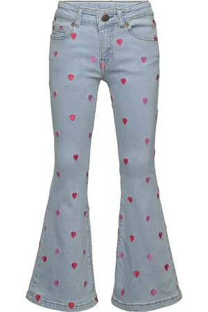 The New Tnlaflared Embroidery Jeans Blue