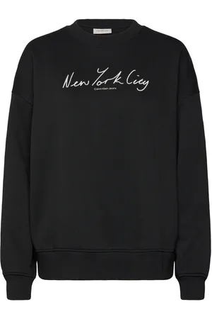 Calvin Klein Embroidered Nyc Relaxed Cn Black