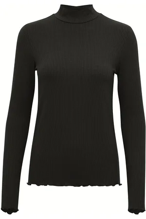 Kaffe Kadrew Turtleneck T-Shirt Black