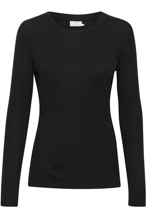 Kaffe Karonia Ls T-Shirt Black