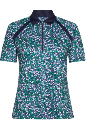 Callaway Hexagon Geo Ss Raglan Polo Blue