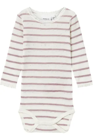 NAME IT Nbfwang Wool Needle Ls Body Noos White