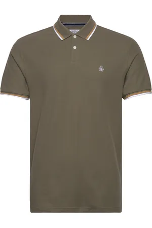 Original Penguin Tipped Polo Org Piq Khaki