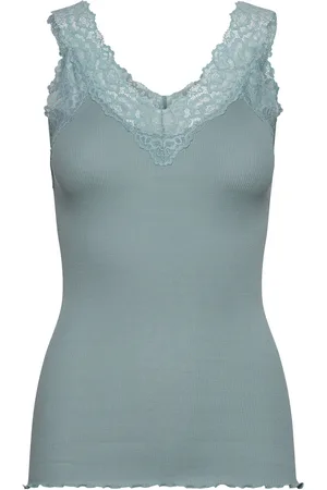 Rosemunde Rwbernadine Organic Sl Lace Top Green