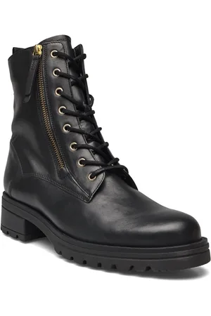 Gabor Laced Ankle Boot Black