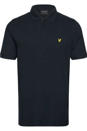 Lyle & Scott Zip Polo Shirt Black