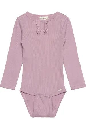 Minymo Body Ls Rib Purple