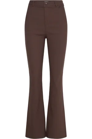 Minus Mscarma Flared Graphic Pants Brown