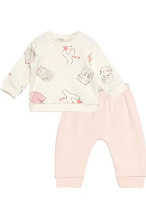 Benetton Set Sweater+Trousers Pink