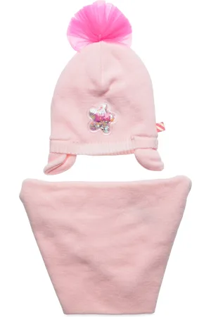 Billieblush Pull On Hat+Snood Pink