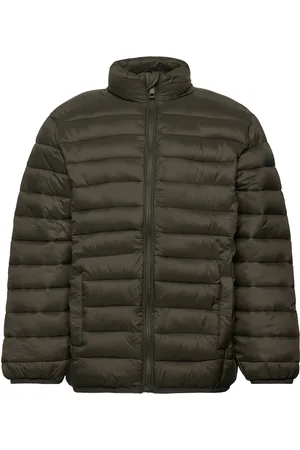 MANGO Quilted Jacket Khaki
