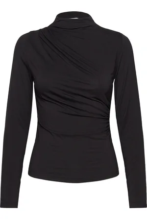 Rosemunde Long Sleeve Turtle Neck T-Shirt Black