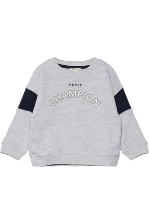 MANGO Message Printed Sweatshirt Grey