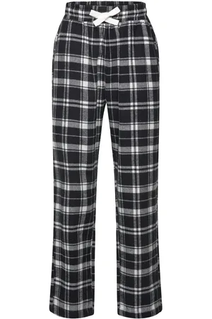 Lindex Trousers Pyjamas Flannel Black