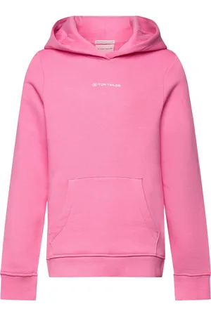 TOM TAILOR Logo Hoodie Pink