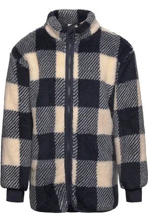 Minymo Cardigan Teddy Fleece Navy